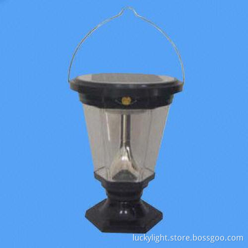 Solar LED Camping Light, Solar Power Rechargeable, 3W LED Power, Portable
